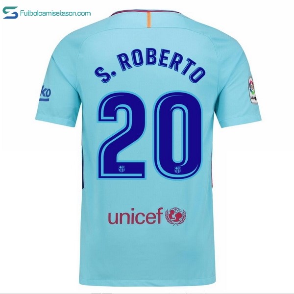 Camiseta Barcelona 2ª S.Roberto 2017/18